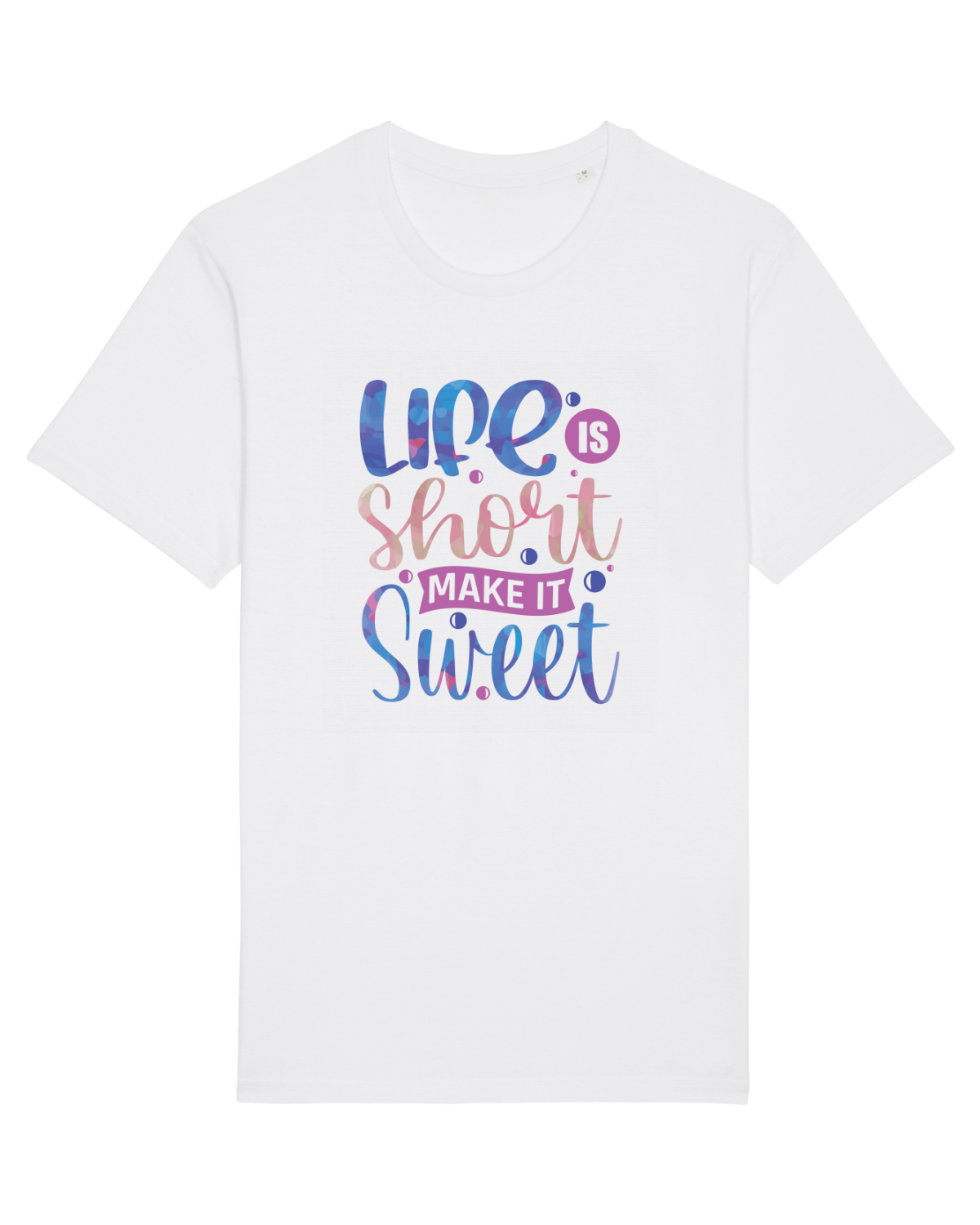 Tricou mânecă scurtă Unisex Rocker White