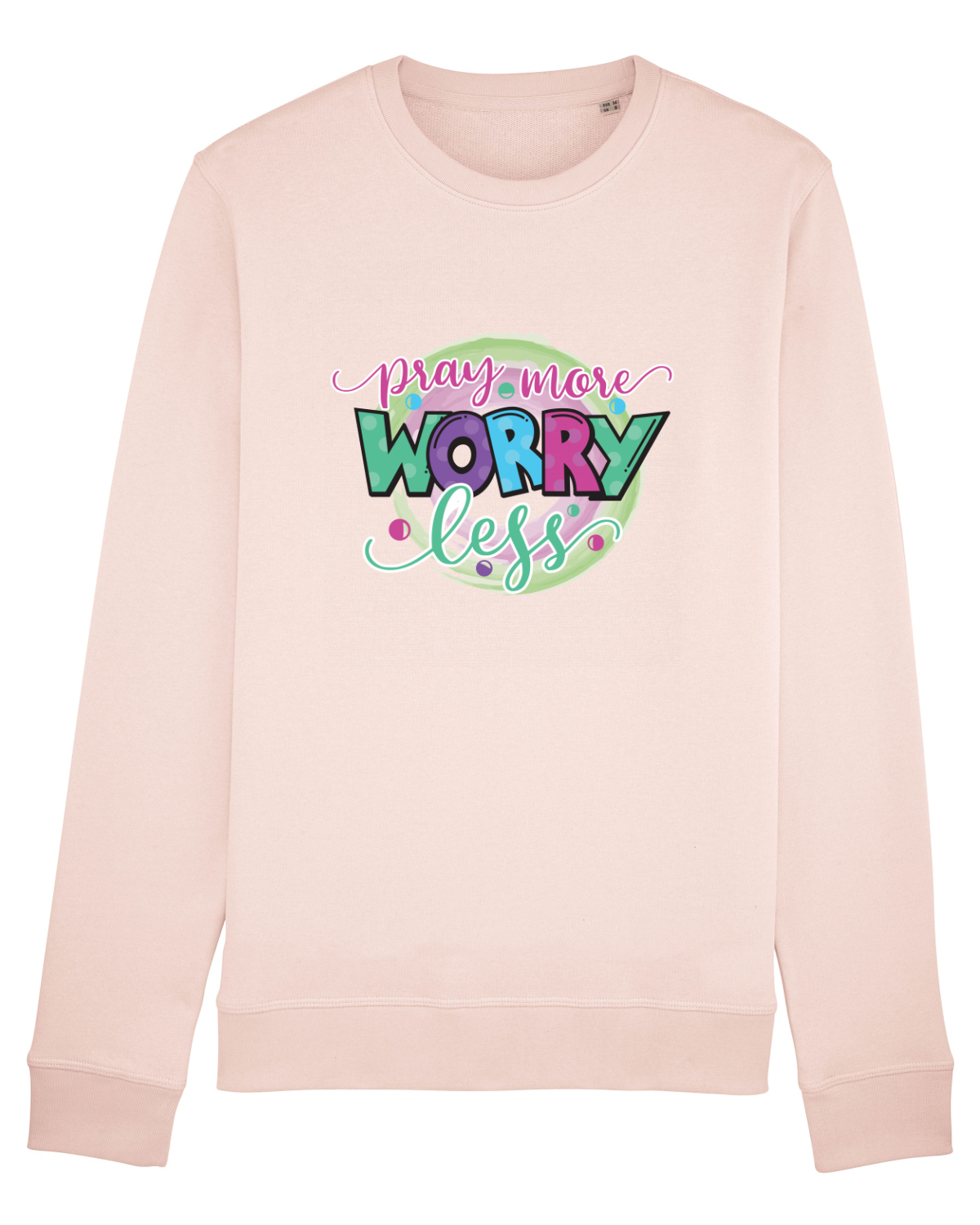 Bluză mânecă lungă Unisex Rise Candy Pink