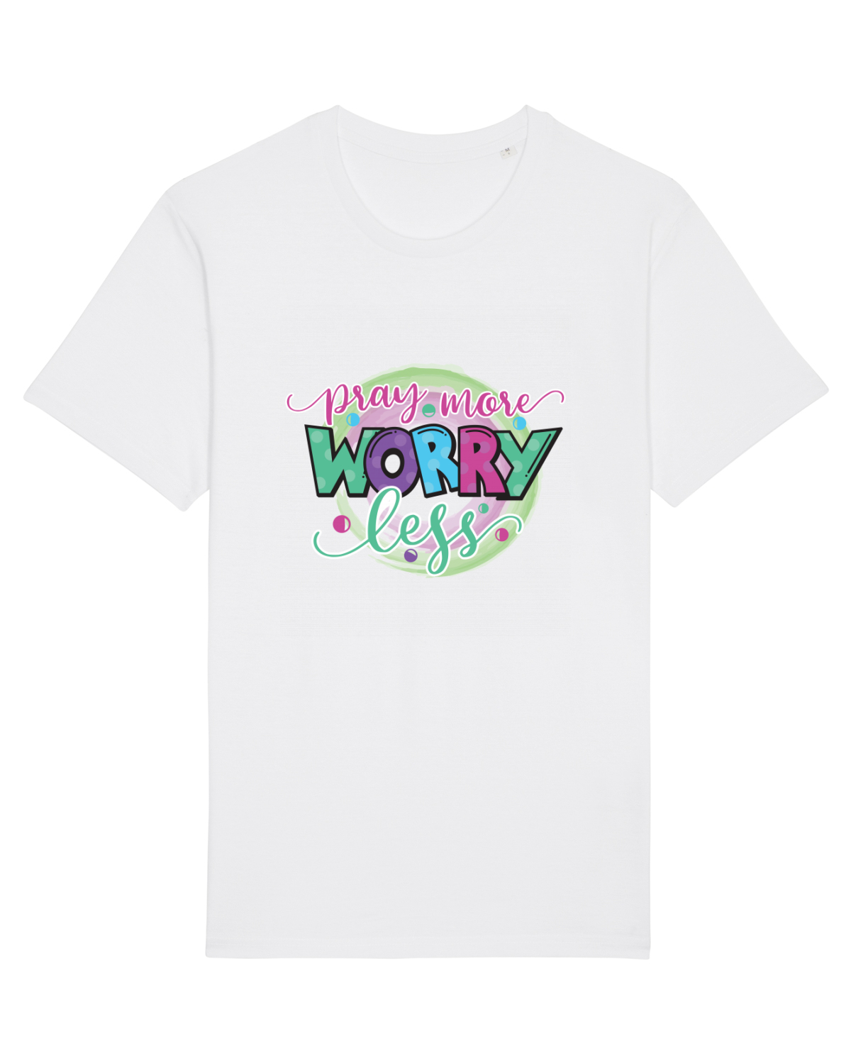Tricou mânecă scurtă Unisex Rocker White