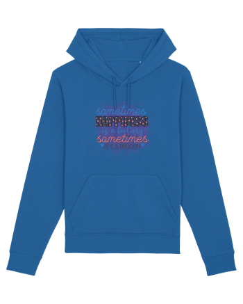 Sometimes Happiness Royal Blue