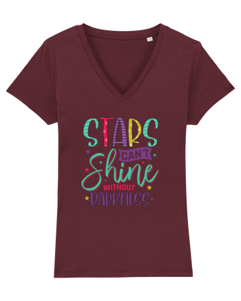 Stars Can't Shine Without Darkness Burgundy