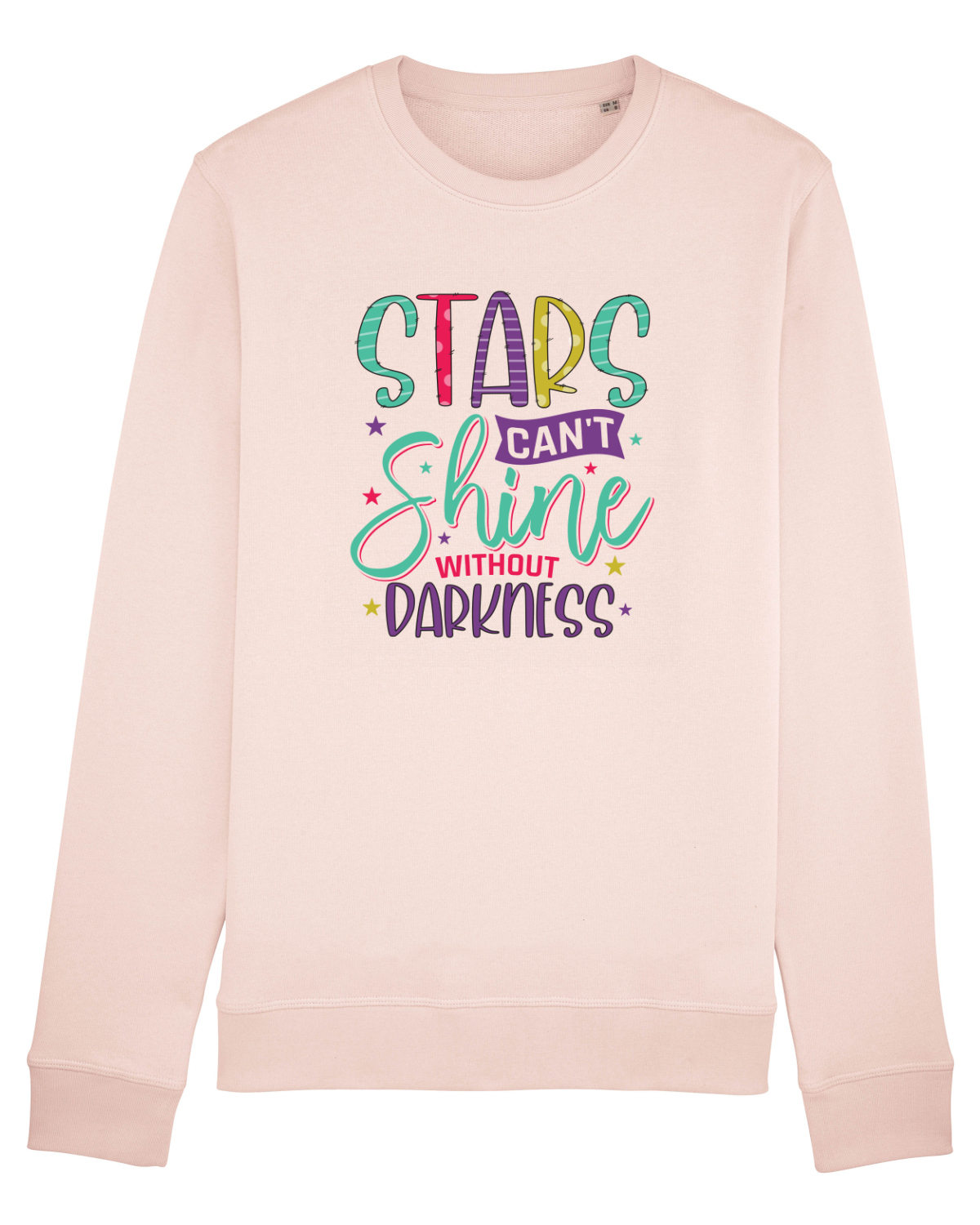 Bluză mânecă lungă Unisex Rise Candy Pink