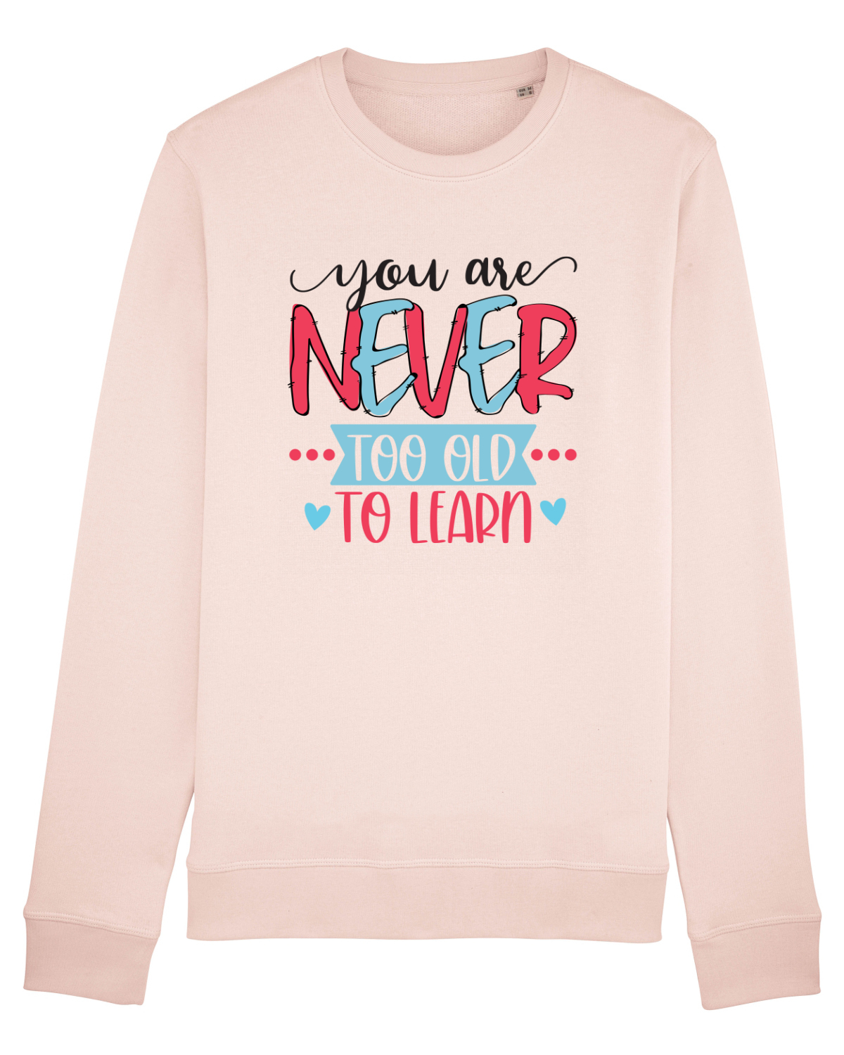 Bluză mânecă lungă Unisex Rise Candy Pink