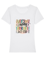 Everyone Was Thinking It I Just Said It Tricou mânecă scurtă guler larg fitted Damă Expresser
