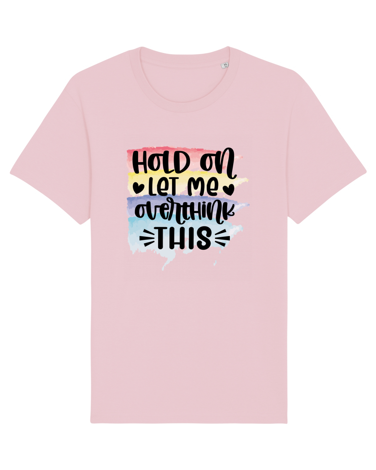 Tricou mânecă scurtă Unisex Rocker Cotton Pink