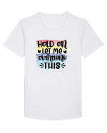 Hold On Let Me Overthink This Tricou mânecă scurtă guler larg Bărbat Skater