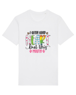 I Gotta Goop Heart But This Mouth Tricou mânecă scurtă Unisex Rocker