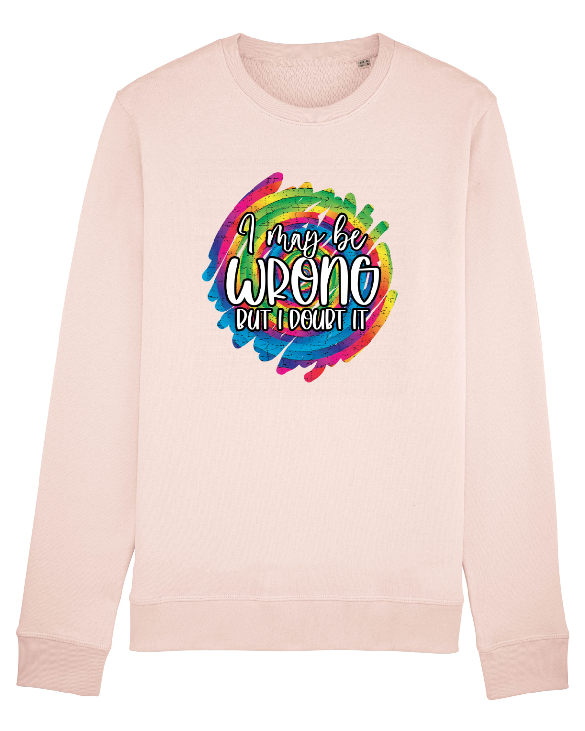 Bluză mânecă lungă Unisex Rise Candy Pink