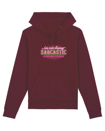 I'm Not Always Sarcastic Sometimes I'm Asleep Burgundy