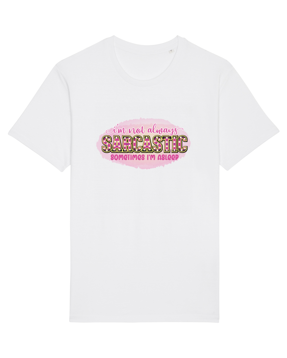 Tricou mânecă scurtă Unisex Rocker White