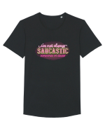 I'm Not Always Sarcastic Sometimes I'm Asleep Tricou mânecă scurtă guler larg Bărbat Skater
