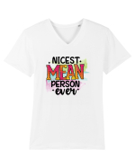 Nicest Mean Pearson Ever Tricou mânecă scurtă guler V Bărbat Presenter