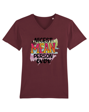 Nicest Mean Pearson Ever Burgundy