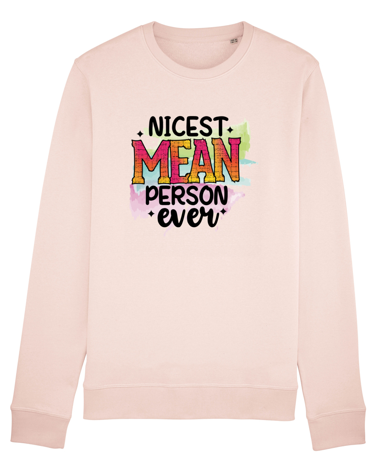 Bluză mânecă lungă Unisex Rise Candy Pink