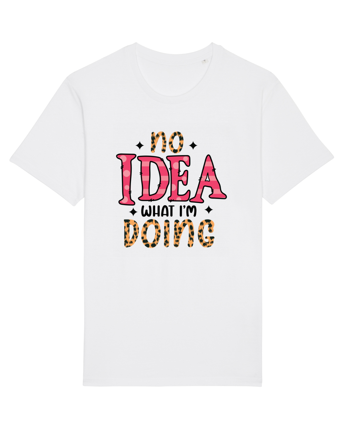 Tricou mânecă scurtă Unisex Rocker White