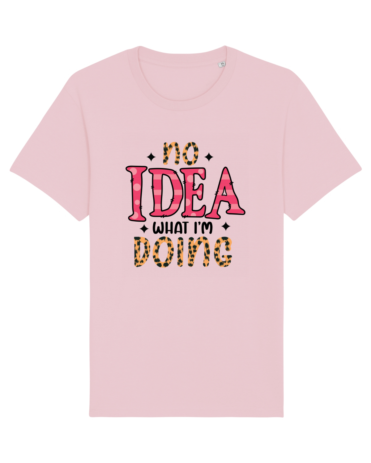 Tricou mânecă scurtă Unisex Rocker Cotton Pink
