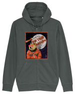 To The moon  Dogecoin Astronaut  Hanorac cu fermoar Unisex Connector