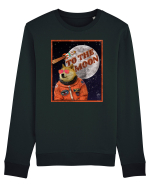 To The moon  Dogecoin Astronaut  Bluză mânecă lungă Unisex Rise