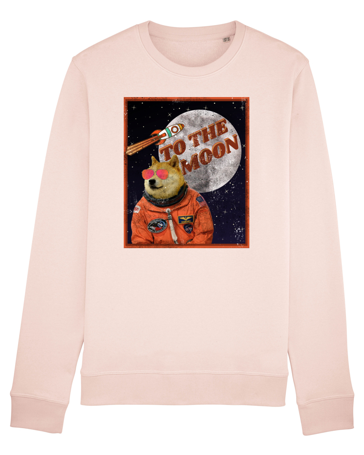 Bluză mânecă lungă Unisex Rise Candy Pink