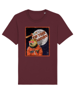 To The moon  Dogecoin Astronaut  Tricou mânecă scurtă Unisex Rocker