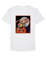 To The moon  Dogecoin Astronaut  Tricou mânecă scurtă guler larg Bărbat Skater