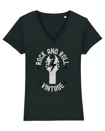 Rock And Roll Vintage Black