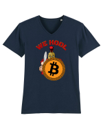 We Hodl Bitcoin Tricou mânecă scurtă guler V Bărbat Presenter