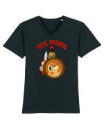 We Hodl Dogecoin  Tricou mânecă scurtă guler V Bărbat Presenter