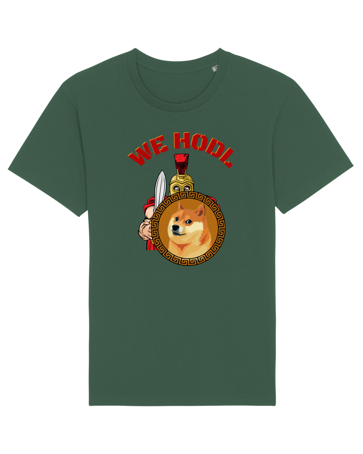 Tricou mânecă scurtă Unisex Rocker Bottle Green