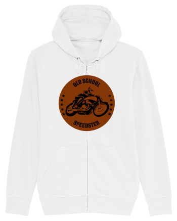 Old School Speedster.Tricou pentru motociclisti White