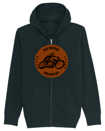 Old School Speedster.Tricou pentru motociclisti Black