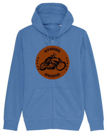 Old School Speedster.Tricou pentru motociclisti Bright Blue