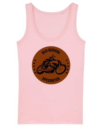 Old School Speedster.Tricou pentru motociclisti Cotton Pink
