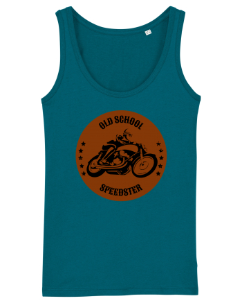 Old School Speedster.Tricou pentru motociclisti Ocean Depth