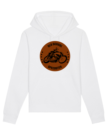 Old School Speedster.Tricou pentru motociclisti White