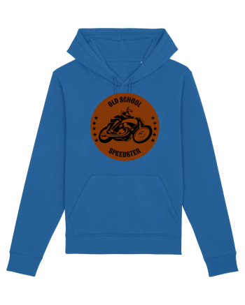 Old School Speedster.Tricou pentru motociclisti Royal Blue