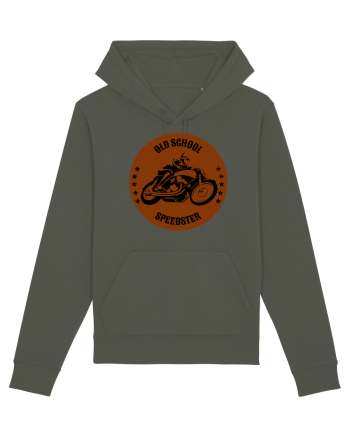 Old School Speedster.Tricou pentru motociclisti Khaki
