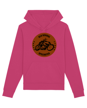 Old School Speedster.Tricou pentru motociclisti Raspberry