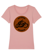 Old School Speedster.Tricou pentru motociclisti Tricou mânecă scurtă guler larg fitted Damă Expresser