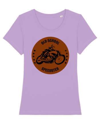 Old School Speedster.Tricou pentru motociclisti Lavender Dawn