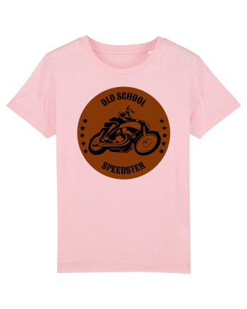 Old School Speedster.Tricou pentru motociclisti Cotton Pink