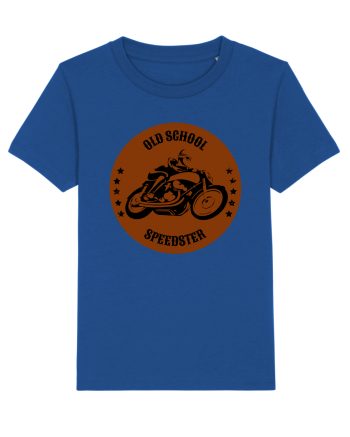 Old School Speedster.Tricou pentru motociclisti Majorelle Blue