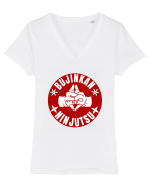 Bujinkan Ninjutsu  Tricou mânecă scurtă guler V Damă Evoker