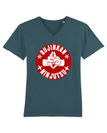 Bujinkan Ninjutsu  Tricou mânecă scurtă guler V Bărbat Presenter