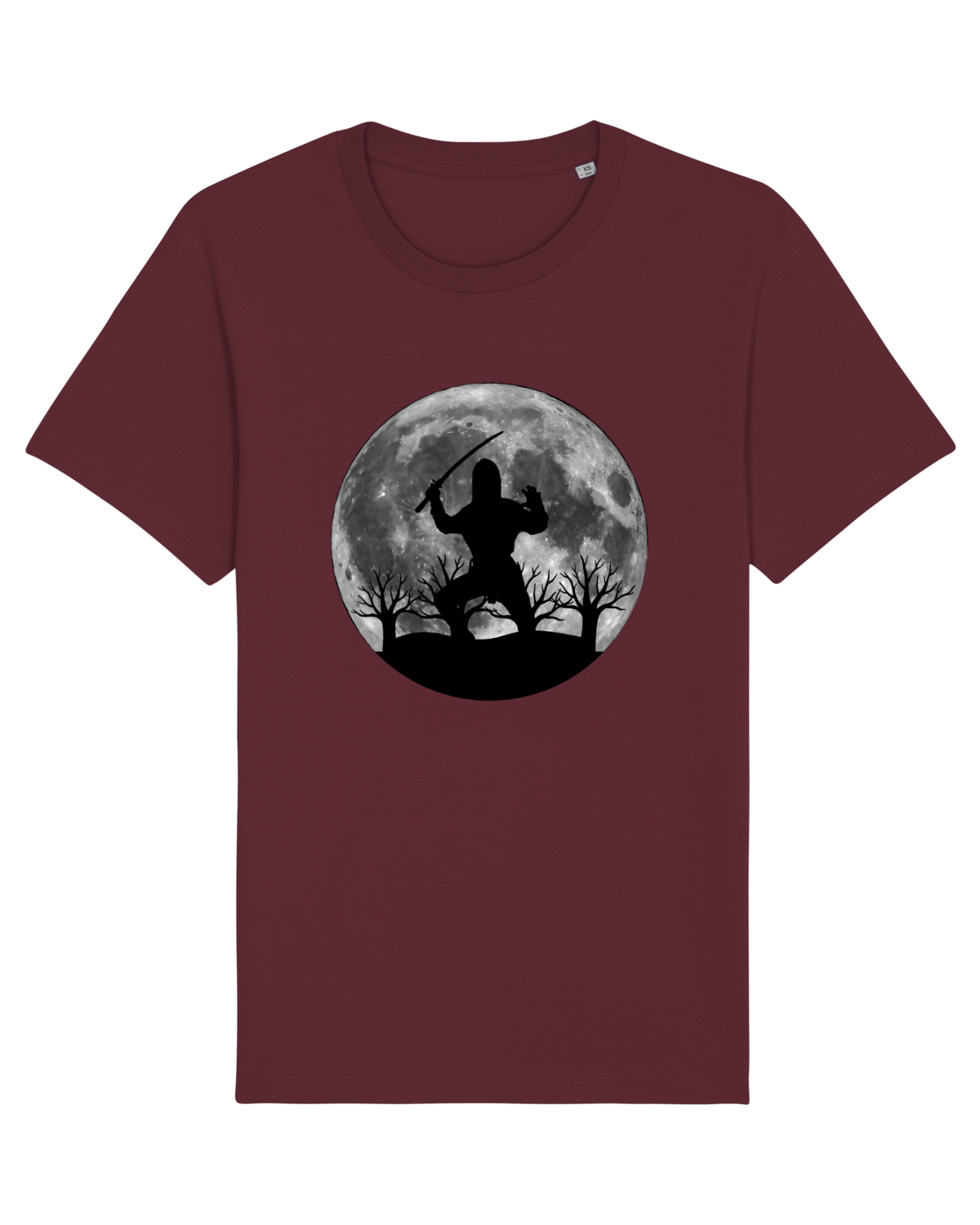 Tricou mânecă scurtă Unisex Rocker Burgundy
