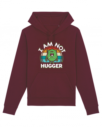 I Am Not Hugger Burgundy