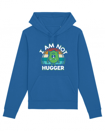 I Am Not Hugger Royal Blue