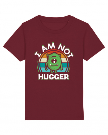 I Am Not Hugger Burgundy