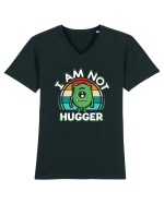 I Am Not Hugger Tricou mânecă scurtă guler V Bărbat Presenter