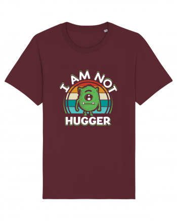 I Am Not Hugger Burgundy